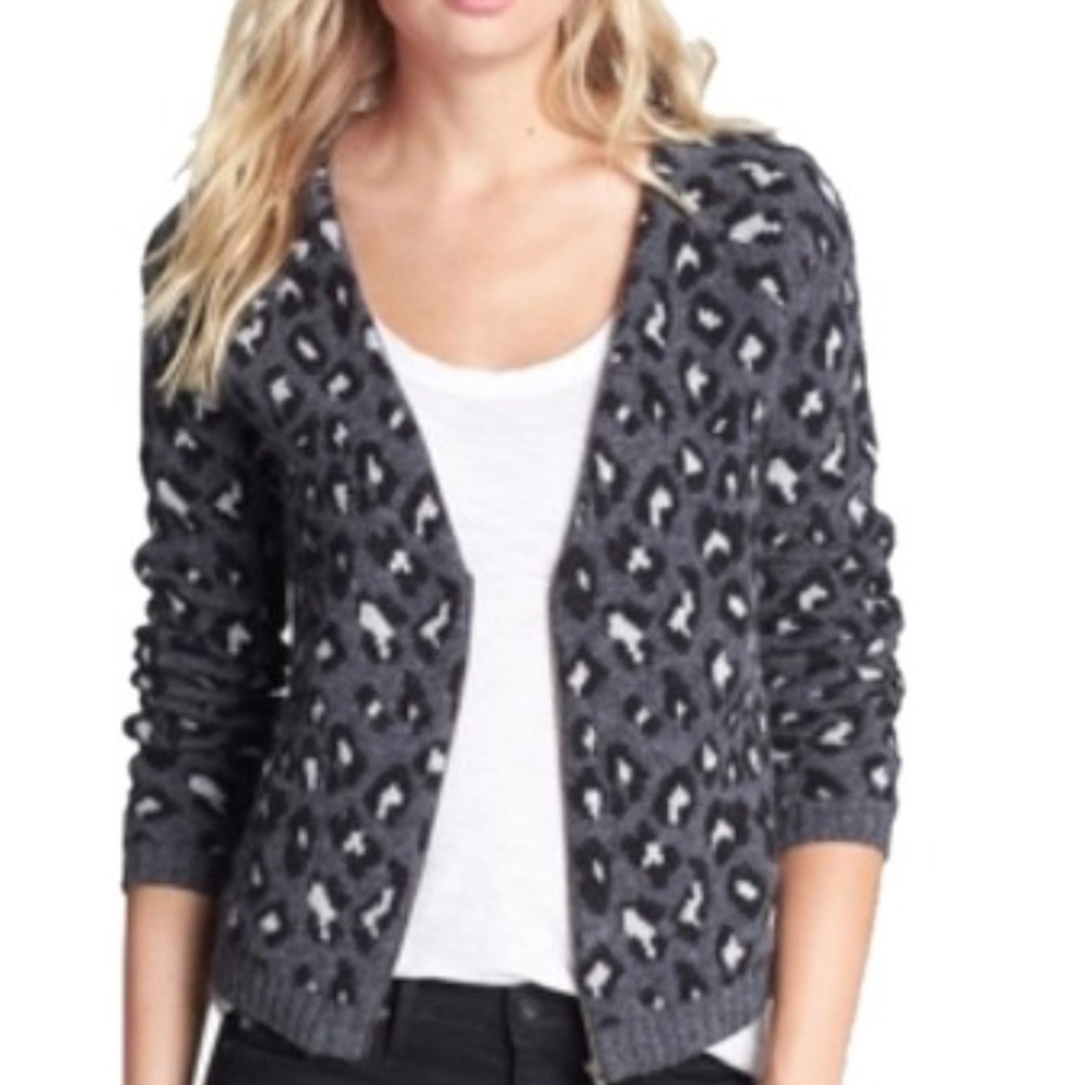 Ella Moss Leopard Print Sweater